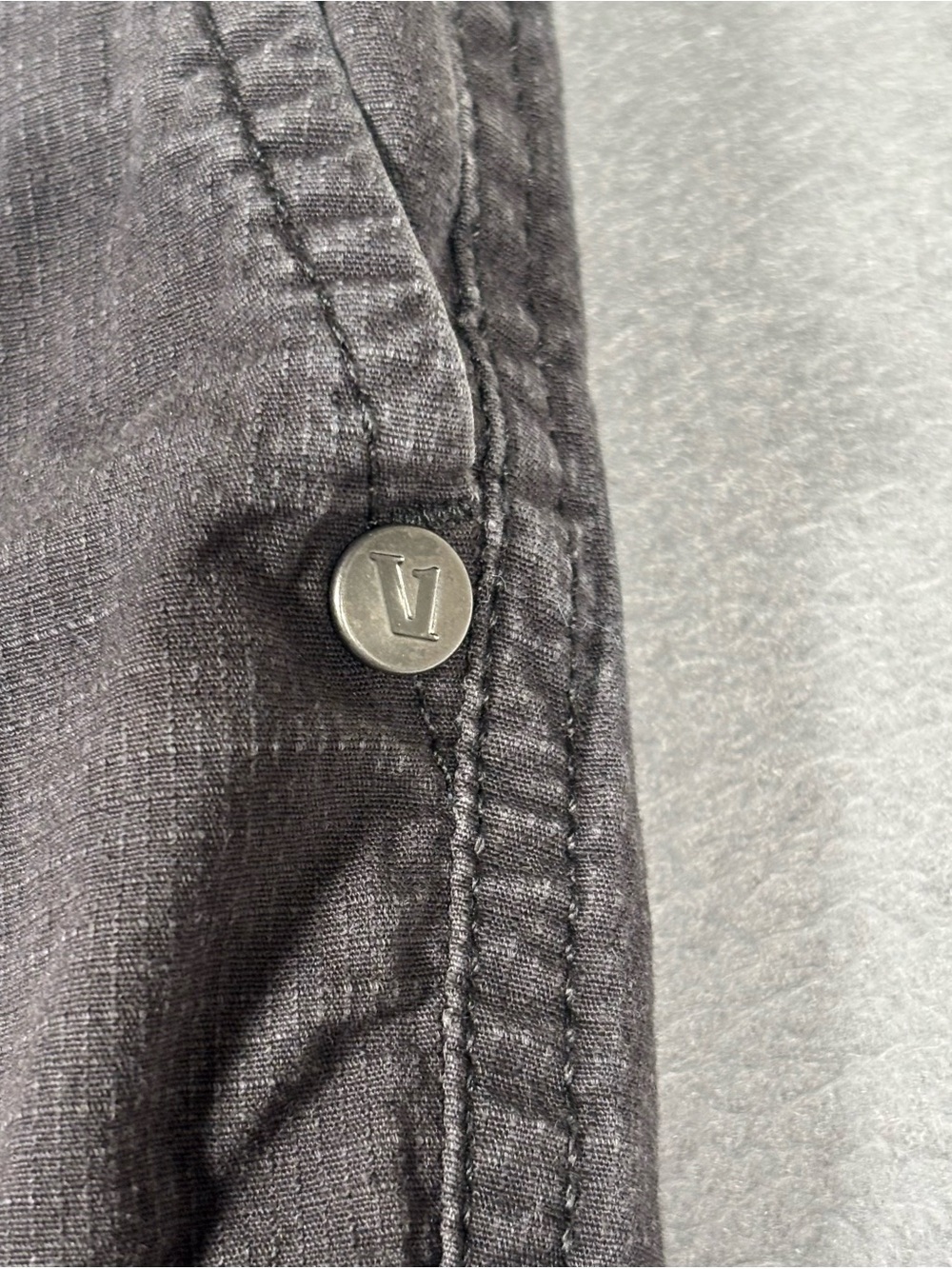 Vuori Ripstop Pants Women’s Size Large Gray Pockets Drawstring Outdoor Hiking - Picture 5 of 14